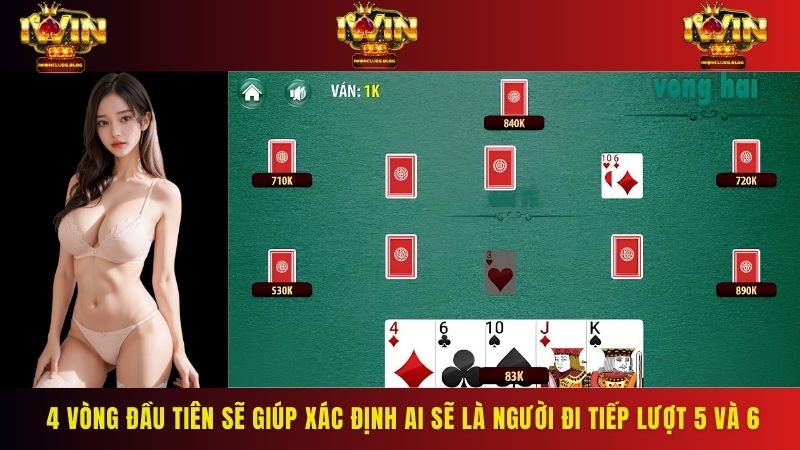 4 vòng đầu tiên sẽ giúp xác định ai sẽ là người đi tiếp lượt 5 và 6