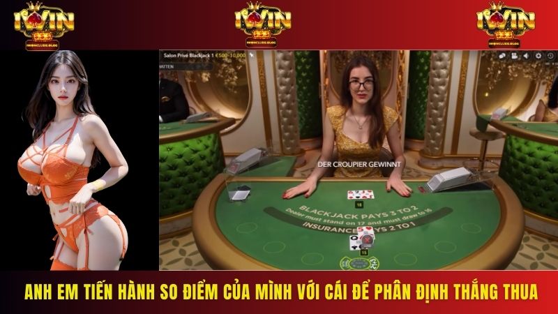 Anh em tiến hành so điểm của mình với cái để phân định thắng thua