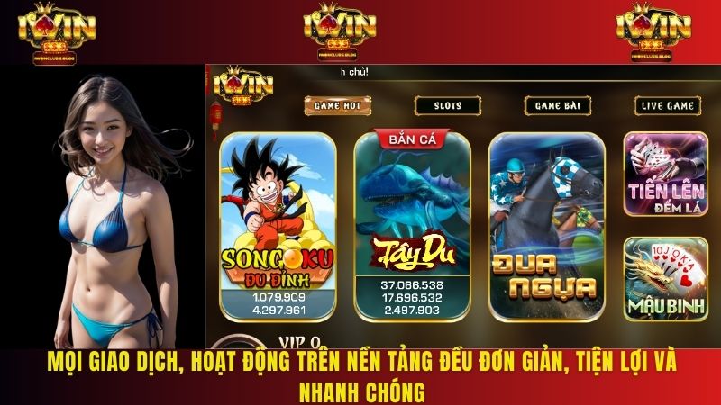 Mọi giao dịch, hoạt động trên nền tảng đều đơn giản, tiện lợi và nhanh chóng