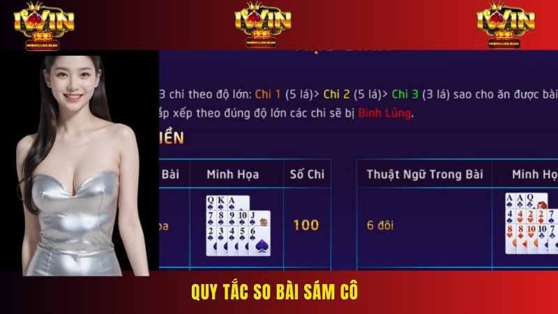 Quy tắc so bài Sám Cô xét về giá trị từng quân chứ không xét về chất