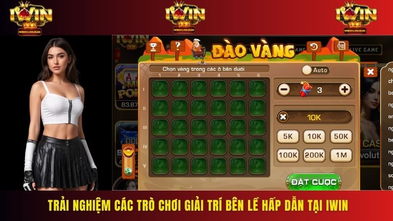 Trải nghiệm các trò chơi giải trí bên lề hấp dẫn tại iwin